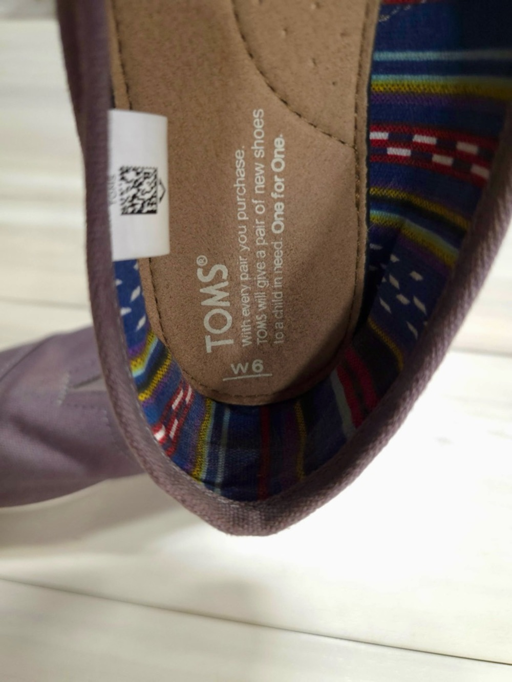 TOMS Canvas Slip-On Shoes in grey - Picture 5 of 5